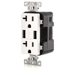 Power &amp; Data Port Receptacles